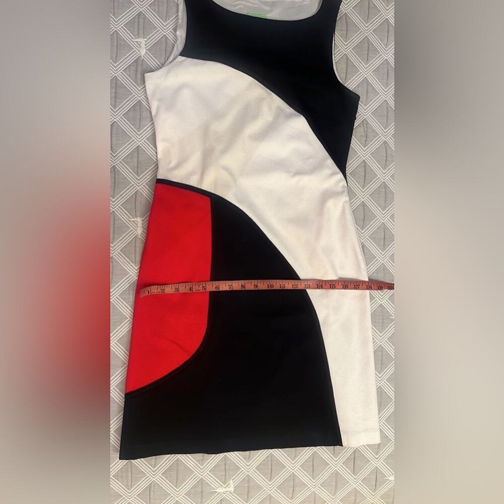 Citrine Women’s Tri-Color Pencil Dress Black White Red Size 6 Business Office - Picture 5 of 7